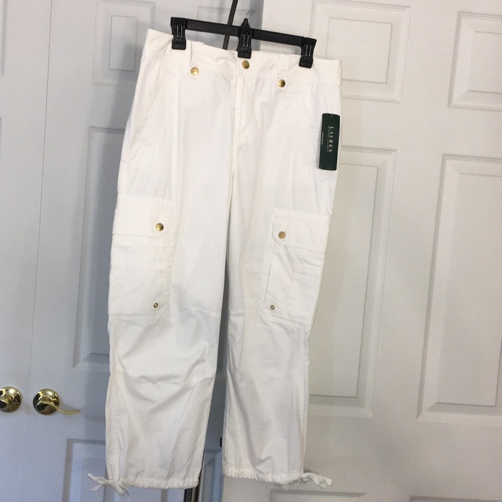 NWT Ralph Lauren Cargo Capri Pants - 10